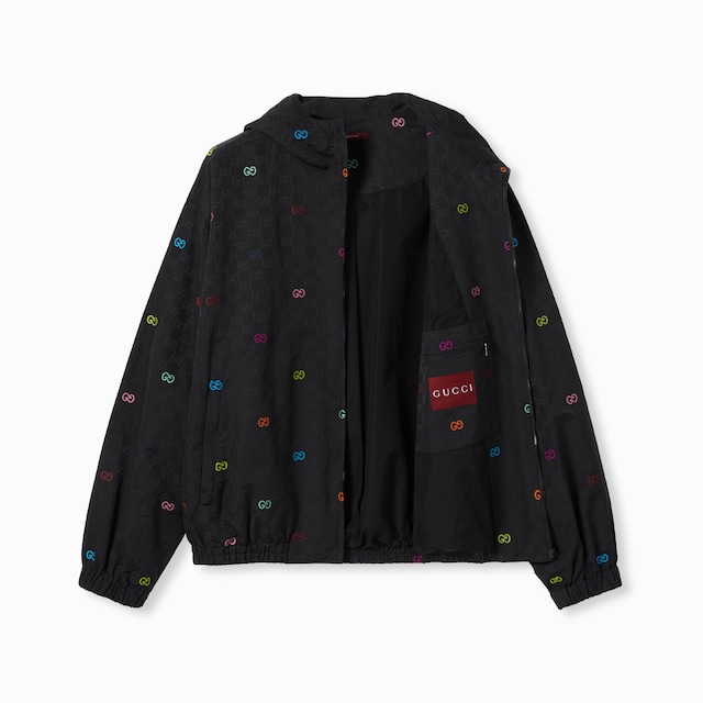 Veste zippée en coton indéchirable GG