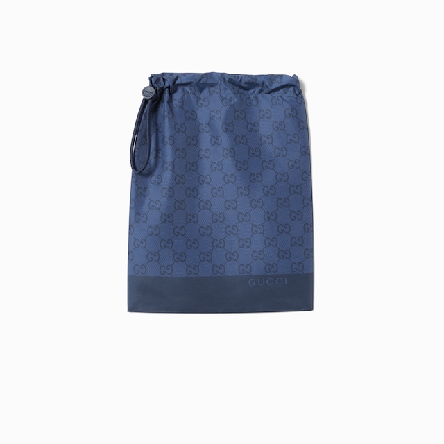 Printed technical poplin swim shorts