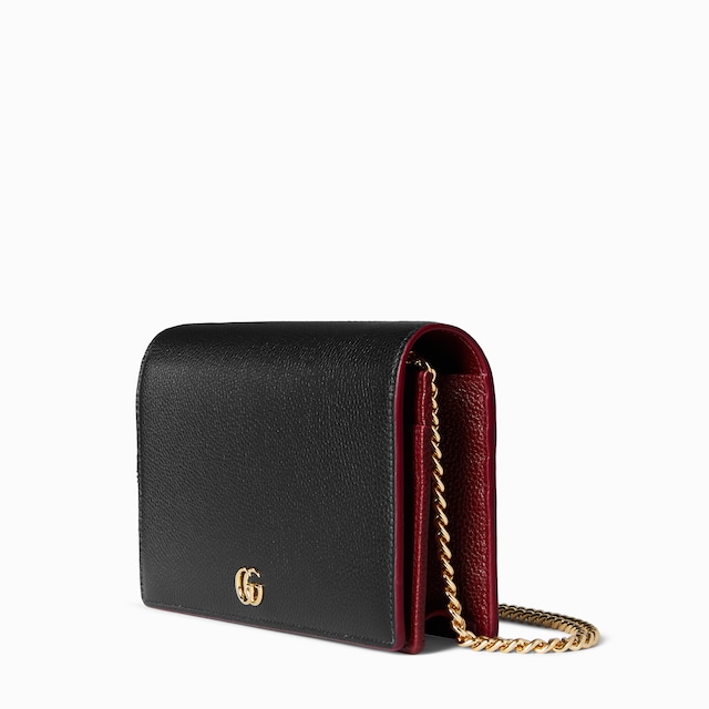 GG Marmont wallet on chain