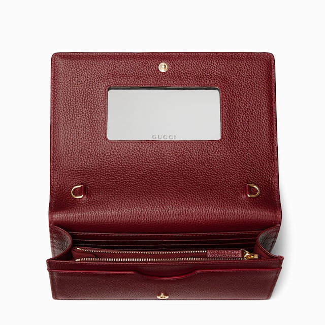 GG Marmont wallet on chain
