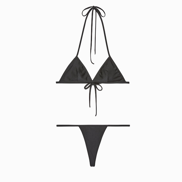 GG stretch jersey bikini in black | GUCCI® HU