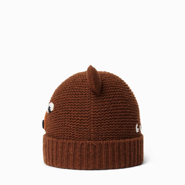 Baby wool hat with embroidery