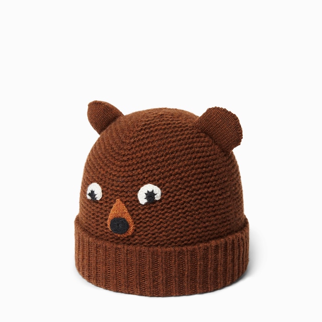 Baby wool hat with embroidery