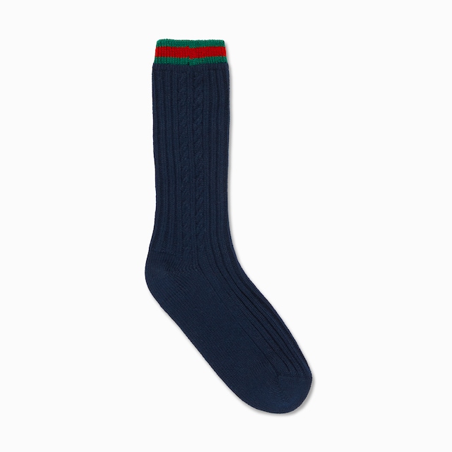 Chaussettes pour enfant en coton avec bande Web
