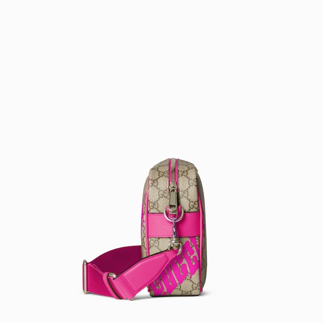 Bolsa cruzada mediana con estampado