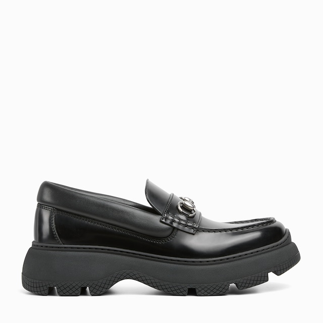 Mocasines con suela de goma con Horsebit para hombre