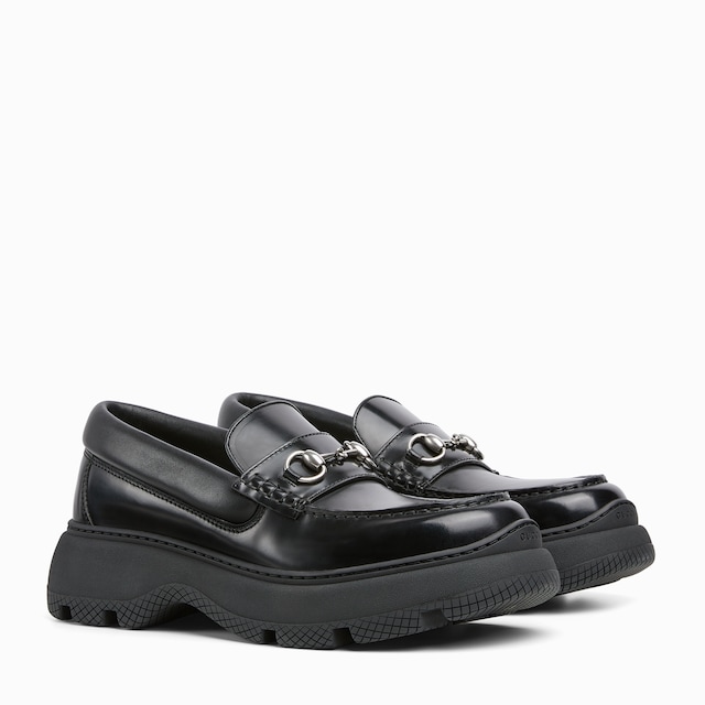 Mocasines con suela de goma con Horsebit para hombre