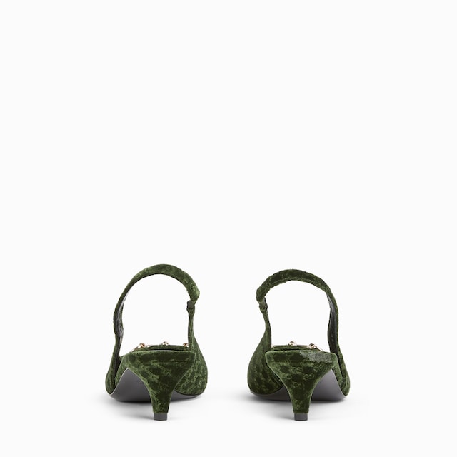 Women's slingback pump with Horsebit