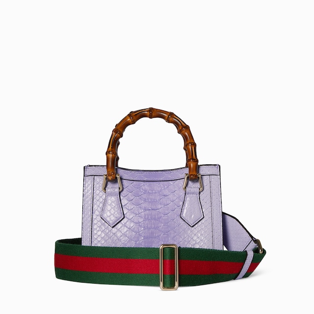 Gucci Diana small python tote bag