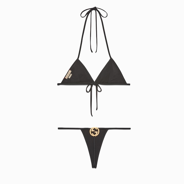 Interlocking G jersey bikini