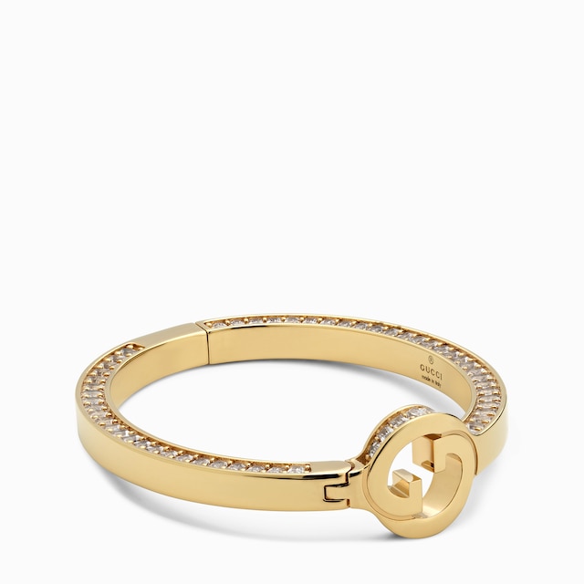Crystal Double G bracelet in gold | GUCCI® US