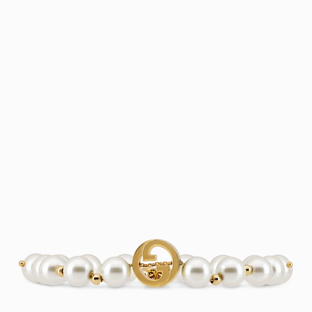 Gucci Interlocking pearl bracelet