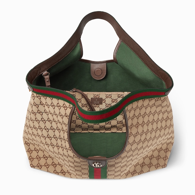 Borsa shopping Gucci Giglio misura grande