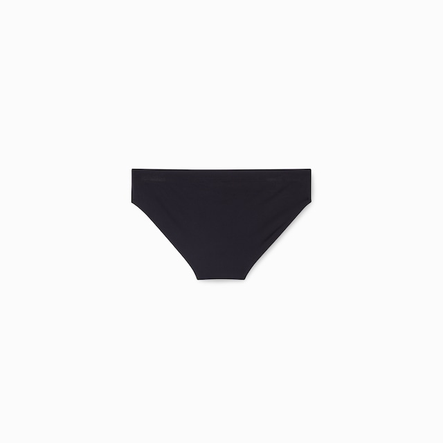 Elastane swim briefs with print