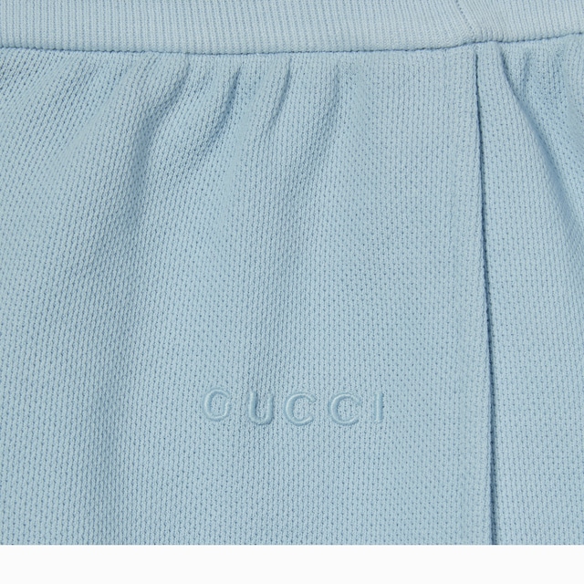 Cotton piquet shorts with Web