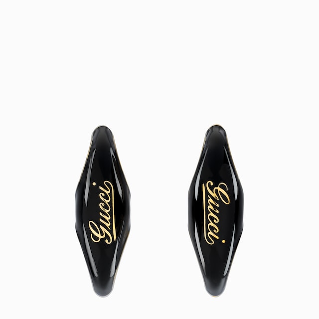 Gucci Marina Chain enamel earrings