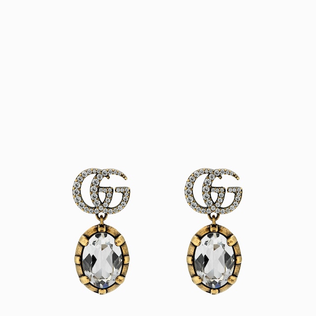 GG Marmont crystal earrings