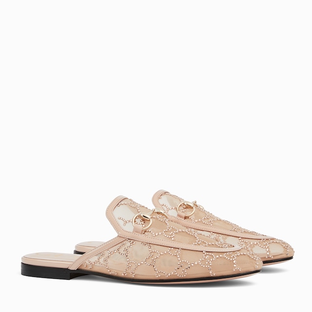 Women's GG crystal Princetown slipper