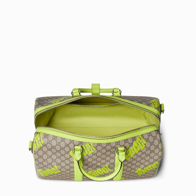 Medium duffle bag with print