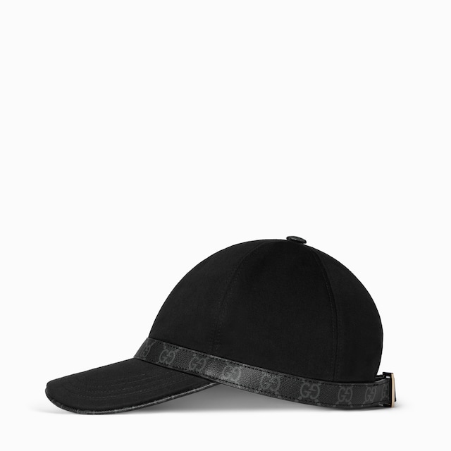 Cotton baseball hat with Double G