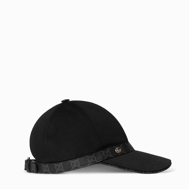 Cotton baseball hat with Double G