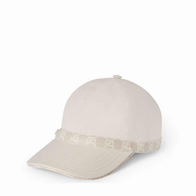 Cotton baseball hat with Double G