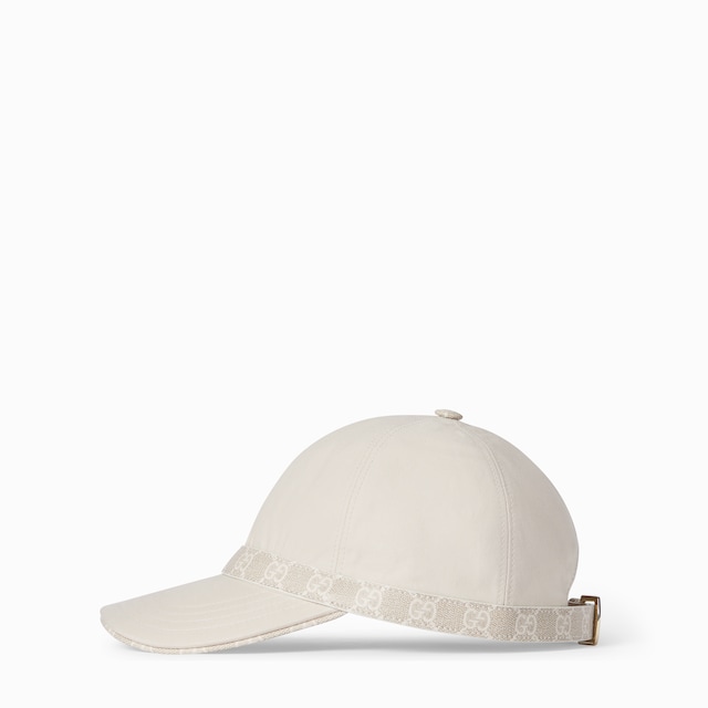 Cotton baseball hat with Double G