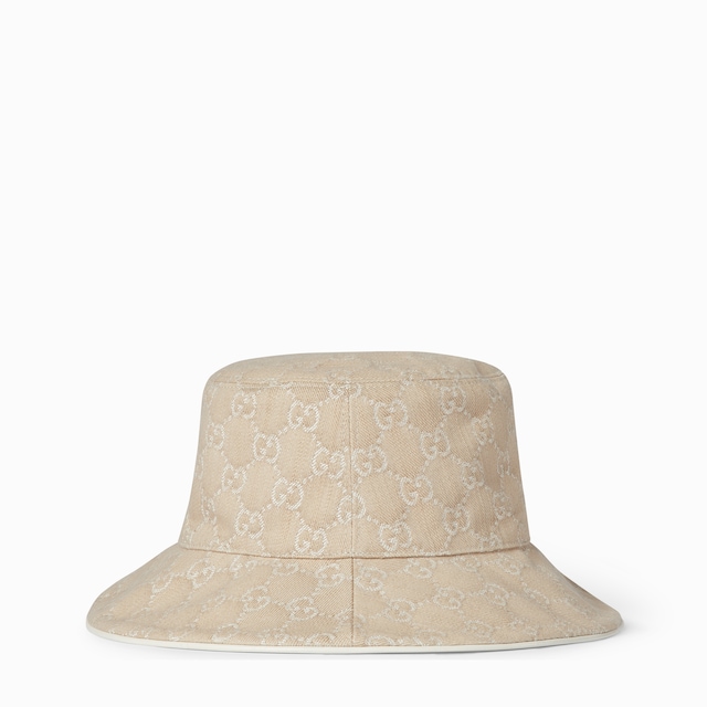 GG denim bucket hat