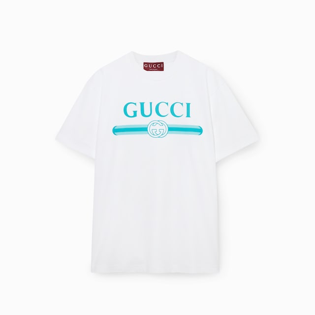 Soft cotton jersey T-shirt with print