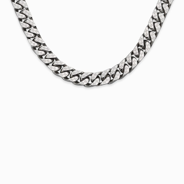 GUCCI スクリプト チェーン ネックレスイエローゴールドトーン