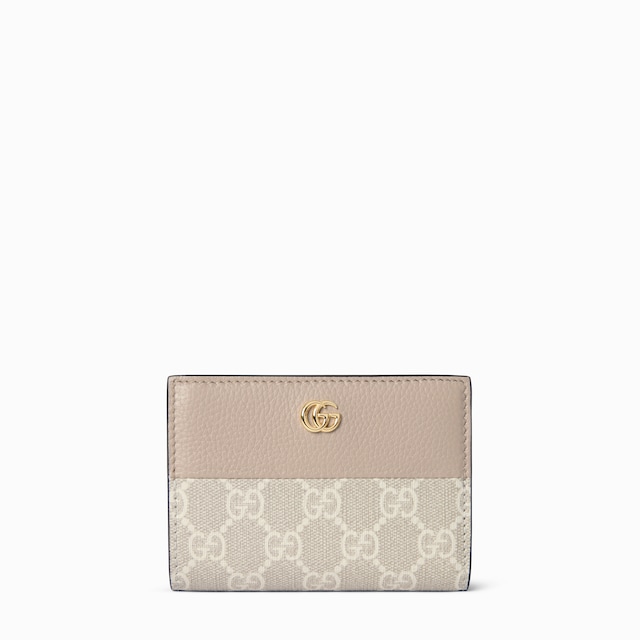 Bi-color GG Marmont small wallet