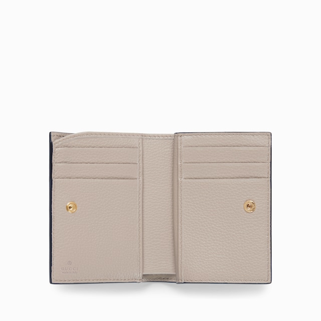 Bi-color GG Marmont small wallet
