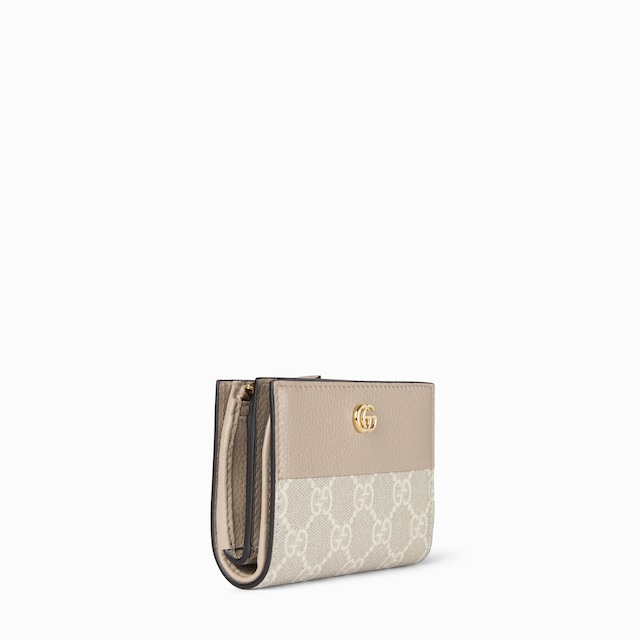 Bi-color GG Marmont small wallet