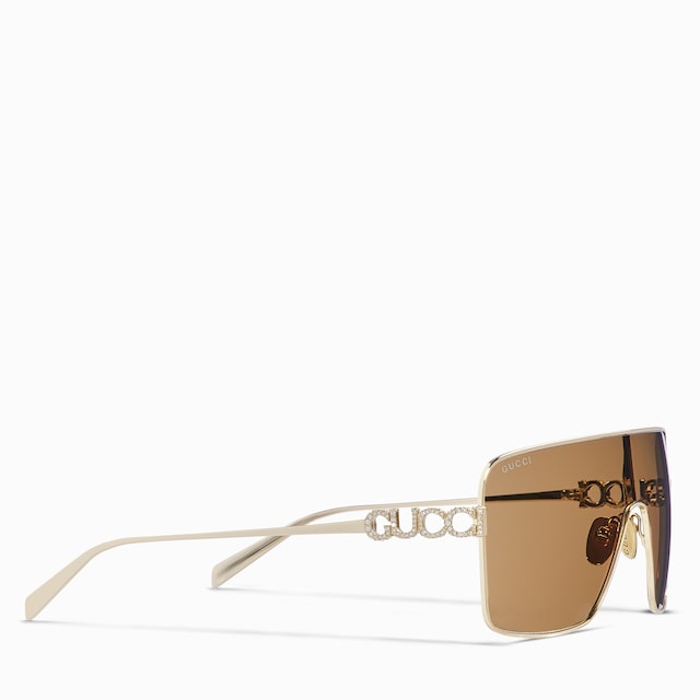 Rectangular frame sunglasses