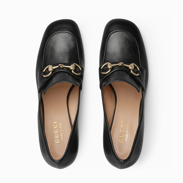 Women's loafer pump with Horsebit