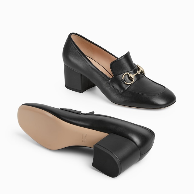 Women's loafer pump with Horsebit