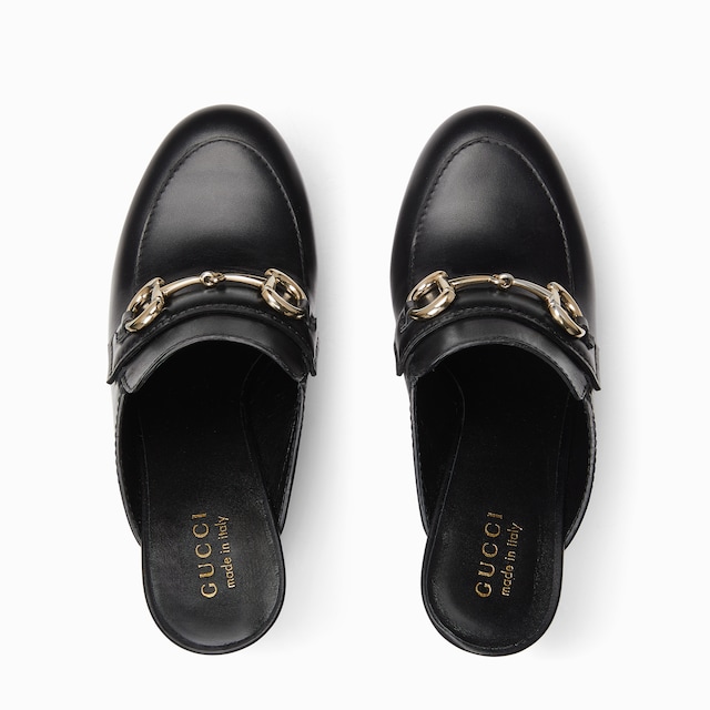 Women's platform mule with Horsebit