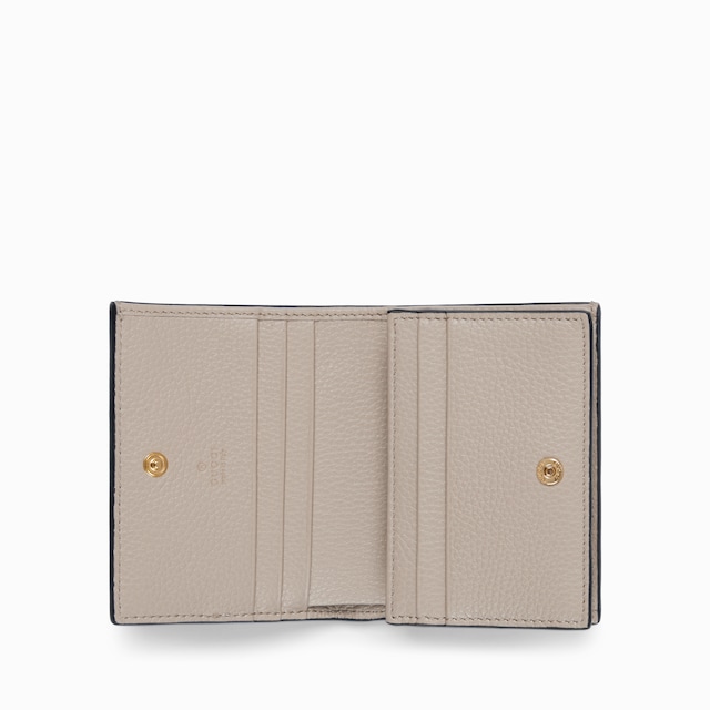 Bi-color GG Marmont small wallet