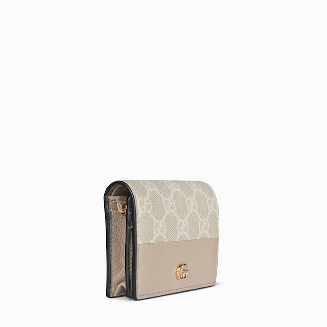 Bi-color GG Marmont small wallet