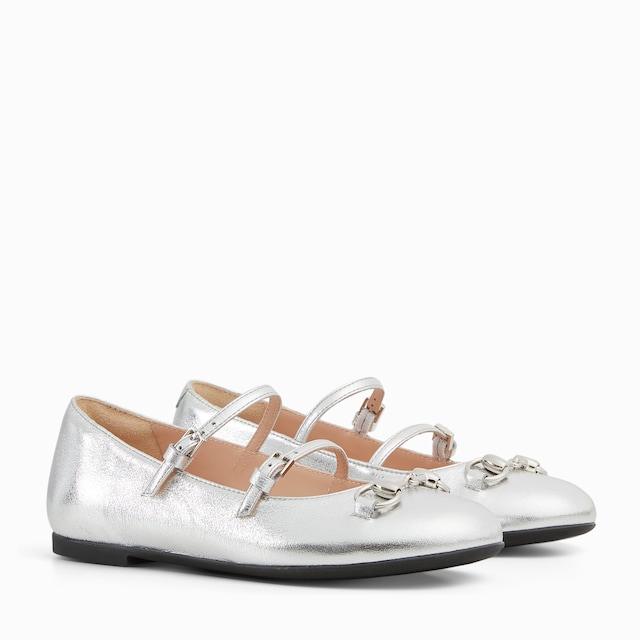 Children's ballet flat with Horsebit
