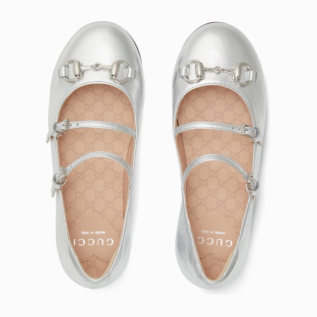 Children's ballet flat with Horsebit