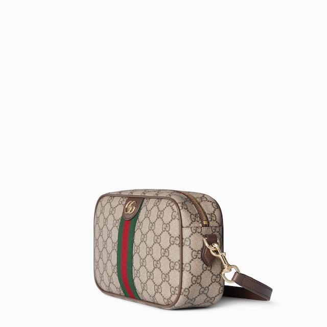 【GUCCI】GG マルスピオ スモールサイズ バッグ Preloved Gucci GG Canvas Web Strap Small Crossbody Messenger