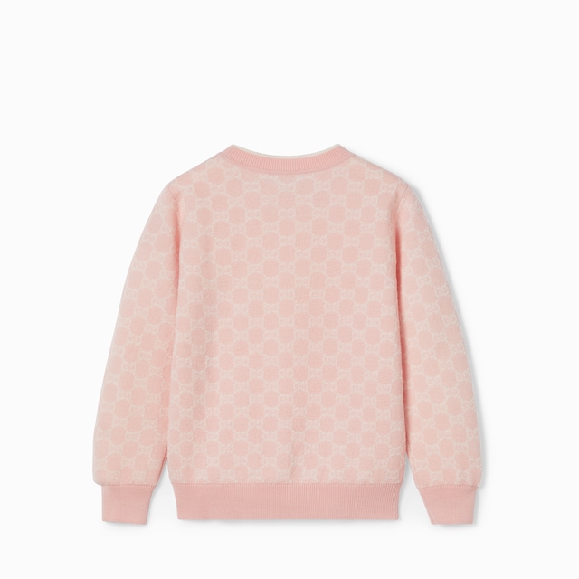 Children's GG wool jacquard sweater