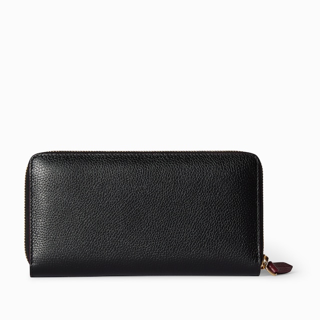 Bi-color GG Marmont zip around wallet