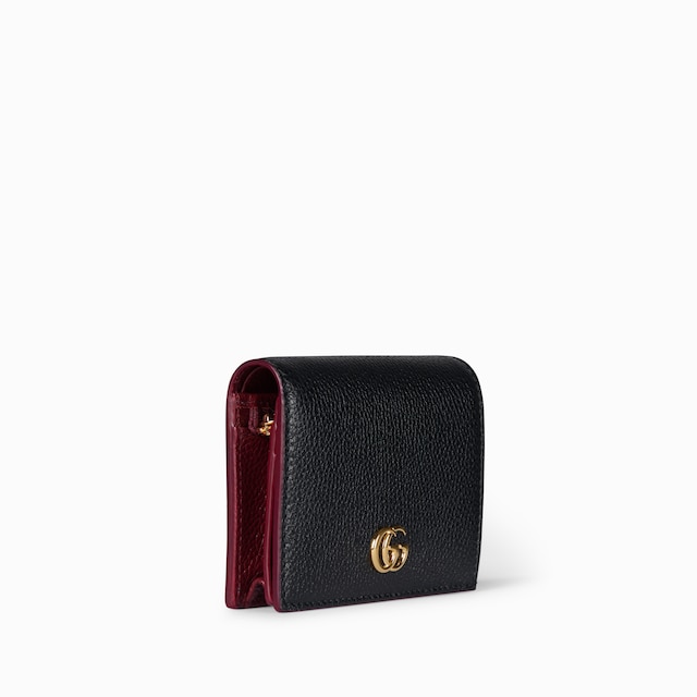 Bi-color GG Marmont small wallet