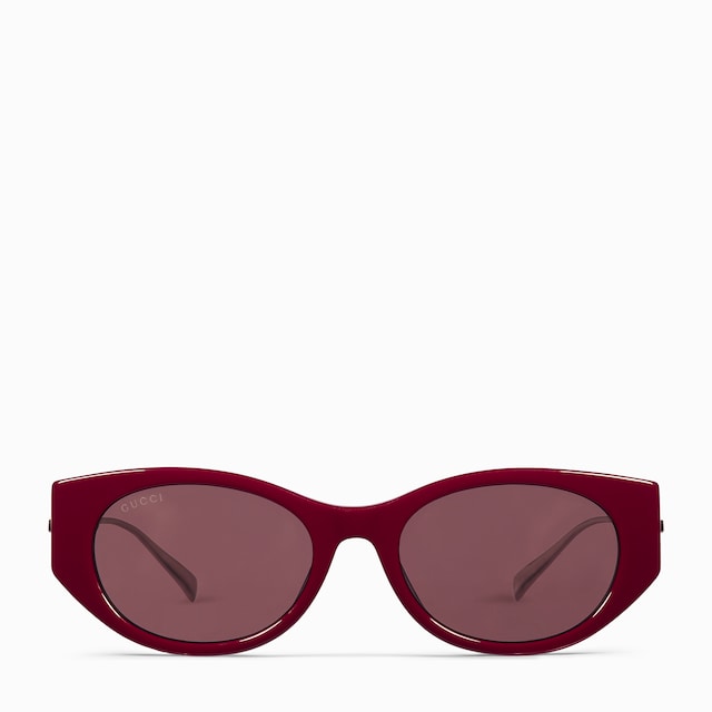GUCCI ブラウンサングラス ハートロゴ付き わりと綺麗 GUCCI グッチ ブラウン サングラス ハート型金具付き