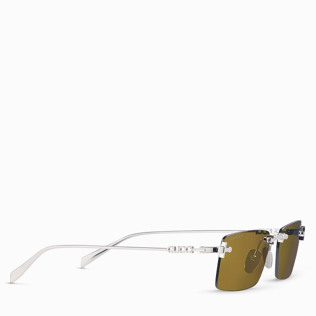Sonnenbrille mit rechteckigem Rahmen