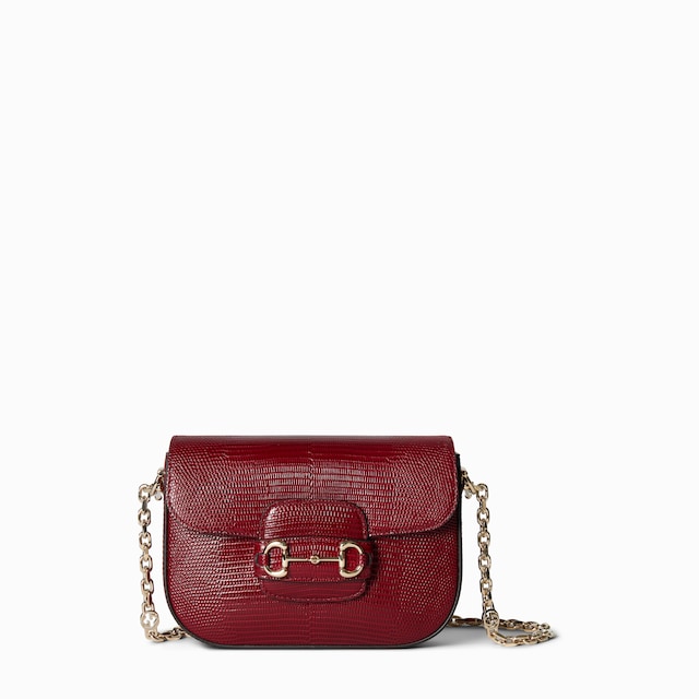 Gucci Horsebit 1955 lizard mini bag