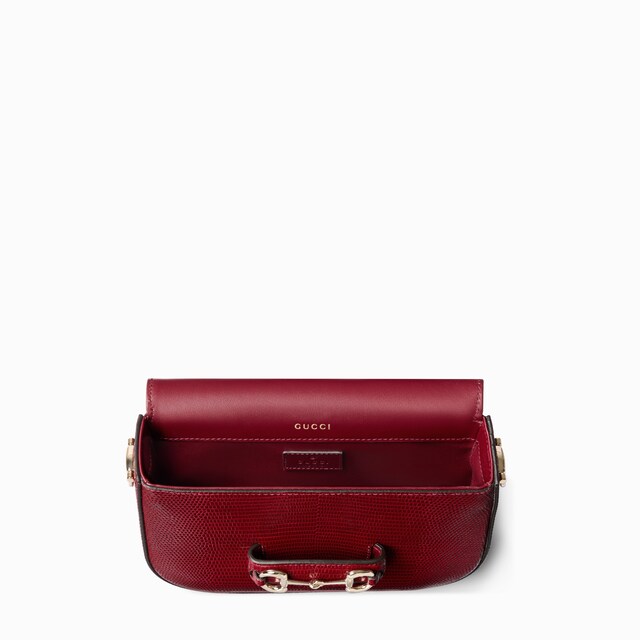Gucci Horsebit 1955 lizard mini bag - image 3