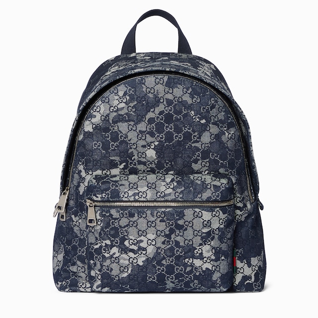 GG denim large backpack